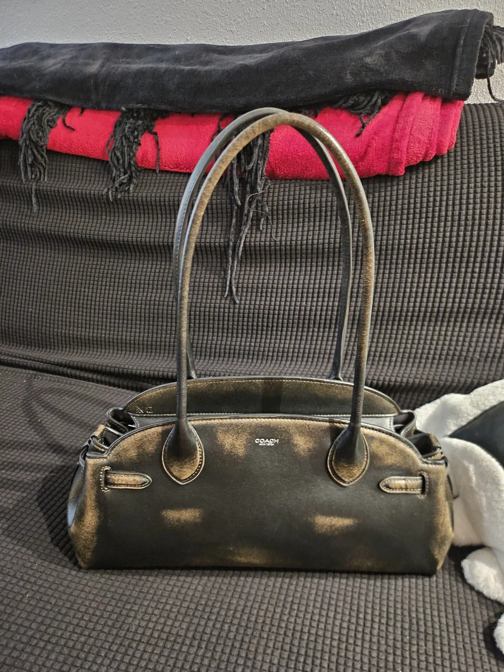 COACH Loved Leather Empire Carry All